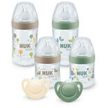 Coffret Perfect Start Nuk for Nature - 2x260ml + 2x150ml + 2 Sucettes T1