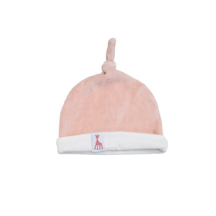 Bonnet 0/1 mois Sophie La Girafe® Rose TROIS KILOS SEPT