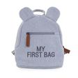 Kids My First Bag Canvas Gris CHILDHOME