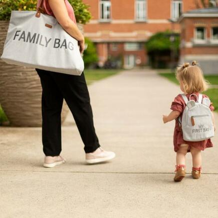 Family Bag Sac à langer Canvas Gris CHILDHOME - 5