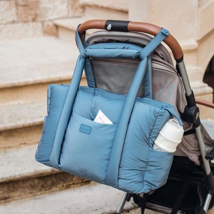 Sac à langer Paris Puffy Bleu baltique BEABA - 4