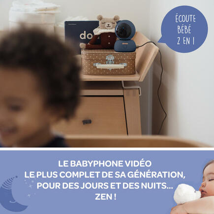 Ecoute bébé vidéo ZEN Premium Night Blue BEABA - 9