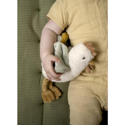 Peluche poule - Little Farm - 17 cm LITTLE DUTCH