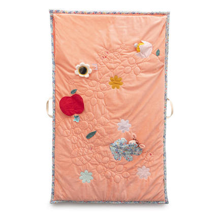 Stella tapis 2 en 1 éveil et sommeil Rose LILLIPUTIENS