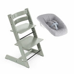 Chaise haute Tripp Trapp® Glacier Green + Newborn Set OFFERT