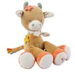 Mini peluche vache Mila beige