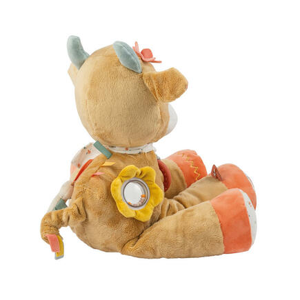 Peluche d'activités vache Mila beige NATTOU - 3