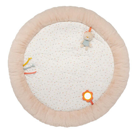 Tapis pouf d'éveil avec arches beige NATTOU - 3