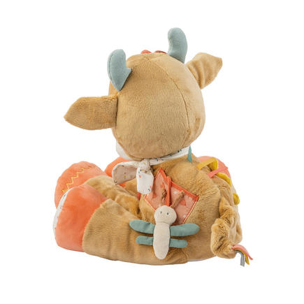 Peluche d'activités vache Mila beige NATTOU - 4