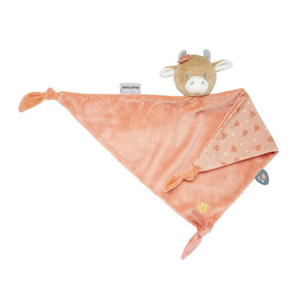 Maxi doudou vache Mila beige NATTOU