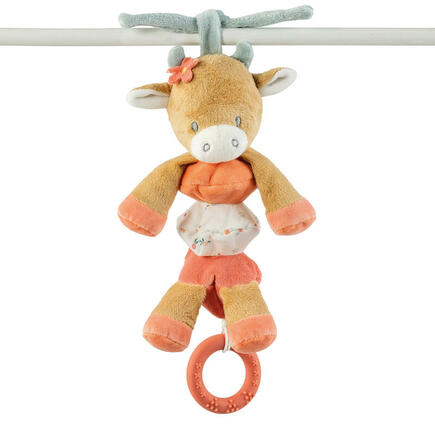 Peluche vache Mila vibrante multicolore NATTOU