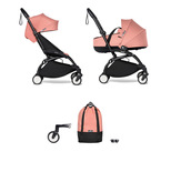 Poussette YOYO² Pack 6+ et nacelle Ginger / Cadre Noir + YOYO bag OFFERT