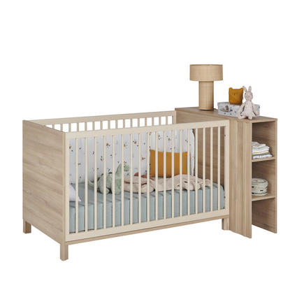 Lit bébé 70x140 CALYPSO Chêne du bocage GALIPETTE - 7