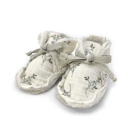 Chaussons polaires 0-1 mois olive Bloom BABYSHOWER