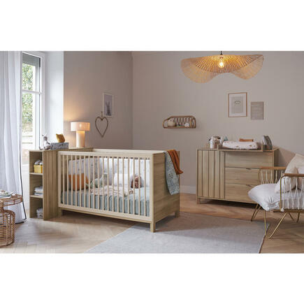 Lit bébé 70x140 CALYPSO Chêne du bocage GALIPETTE - 4