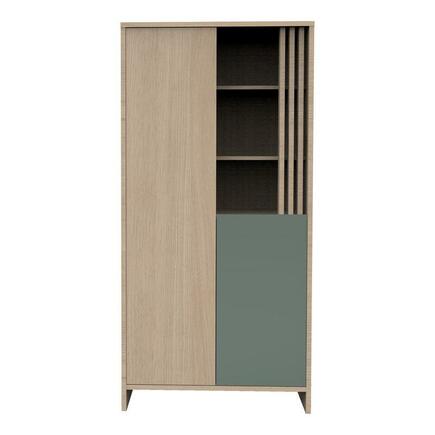 Armoire 2 Portes 1 Niche TOKYO Sauge SAUTHON