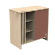 Commode 1 Porte 3 Niches TOKYO Terracotta SAUTHON - 8