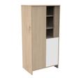 Armoire 2 Portes 1 Niche TOKYO Blanche SAUTHON