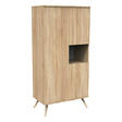 Armoire 1 Grande & 2 Petites Portes SEVENTIES Bois SAUTHON - 6