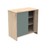 Commode 1 Porte 3 Niches TOKYO Sauge