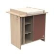 Commode 1 Porte 3 Niches TOKYO Terracotta SAUTHON - 6