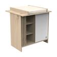  Commode 1 Porte 3 Niches TOKYO Blanche SAUTHON - 8