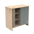 Commode 1 Porte 3 Niches TOKYO Sauge SAUTHON - 7