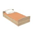 Little big bed 70x140 cm Charlie - Sauge - Chêne doré - Hêtre vernis naturel BEBE9 CREATION - 2