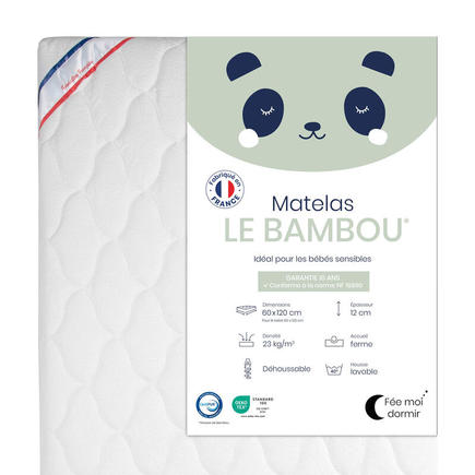 Matelas pour lit 60x120 LE BAMBOU FEE MOI DORMIR - 4