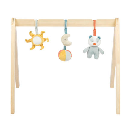 Arches en bois avec peluche Félix&Léo multicolore NATTOU