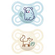 Lot de 2 sucettes Perfect 2-6 mois Planet Love - Coloris aléatoire MAM - 5