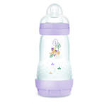 Biberon anti colique 260mL 2-12 mois Planet Love - Lilas