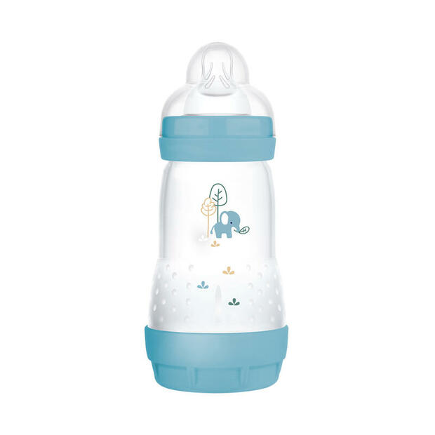 Biberon anti colique 260mL 2-12 mois Planet Love - Océan MAM