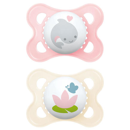 Lot de 2 sucettes Original 2-6 mois Sealife - Coloris aléatoire MAM - 8