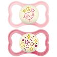 Lot de 2 sucettes Supreme dès 6 mois Planet Love Night - Coloris aléatoire MAM - 2