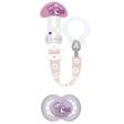 Kit sucette + attache-sucette dès 6 mois Planet Love - Coloris aléatoire MAM - 3