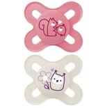 Lot de 2 sucettes Original naissance 0-2 mois Planet Love - Coloris aléatoire