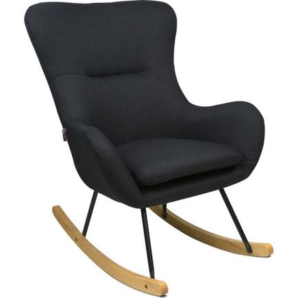 Chaise à bascule Rocking Chair Basic Dark Black QUAX