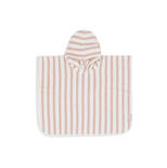 Poncho de bain éponge Basic stripe - Wild rose