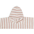 Poncho de bain éponge Basic stripe - Wild rose JOLLEIN - 2