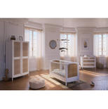 Chambre TRIO Lit 70 x 140 Commode Armoire Hermione Neige