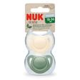 2 sucettes For Nature silicone 18-36m - Vert NUK - 2
