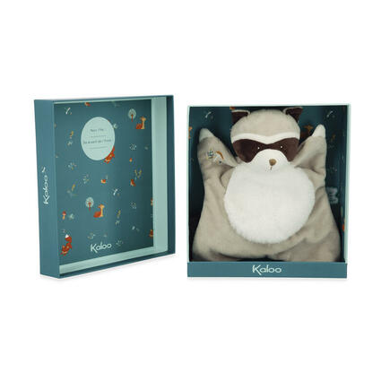 Doudou raton laveur Gaston Fripons - Gris KALOO - 2