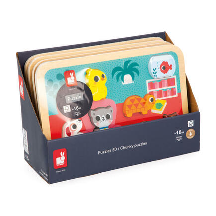 Chunky puzzle les animaux familiers JANOD - 4
