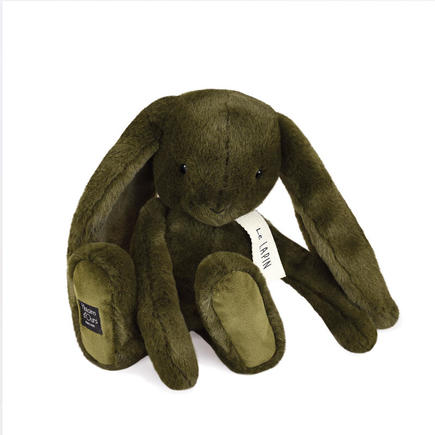 Peluche le lapin kaki 32cm A la campagne - Vert HISTOIRE D'OURS