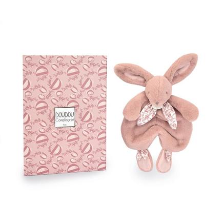 Lapin doudou - Rose DOUDOU ET COMPAGNIE