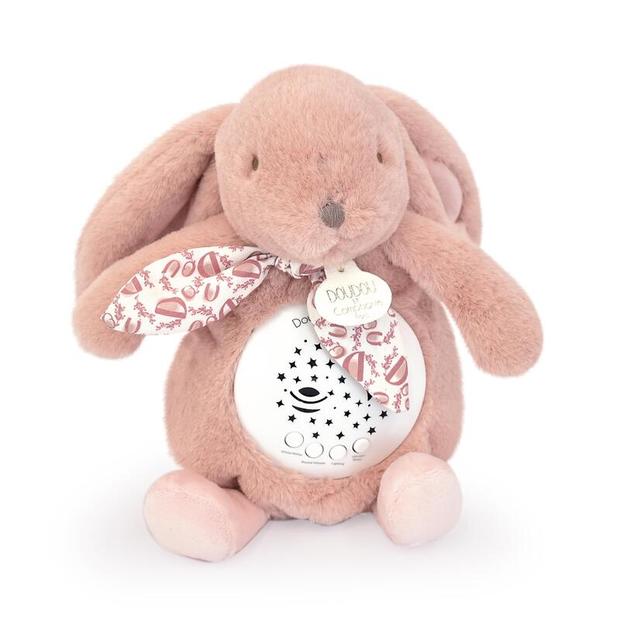 Veilleuse musicale lapin doudou - Rose DOUDOU ET COMPAGNIE