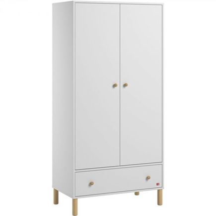 Armoire TELA Blanc/Bois VOX