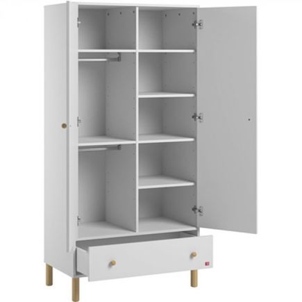 Armoire TELA Blanc/Bois VOX - 2