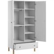 Armoire TELA Blanc/Bois VOX - 2